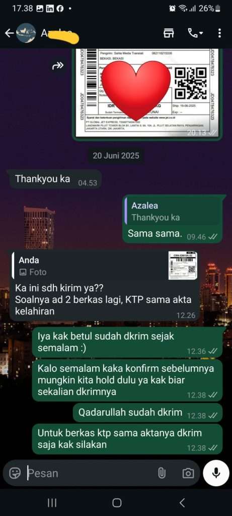 Jasa penerjemah tersumpah resmi untuk dokumen hukum dan pribadi