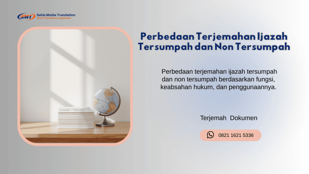 perbedaan terjemahan ijazah tersumpah dan non tersumpah