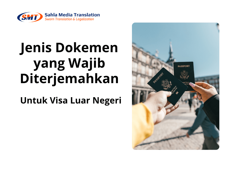 dokumen identitas seperti KTP dan paspor untuk pengajuan visa